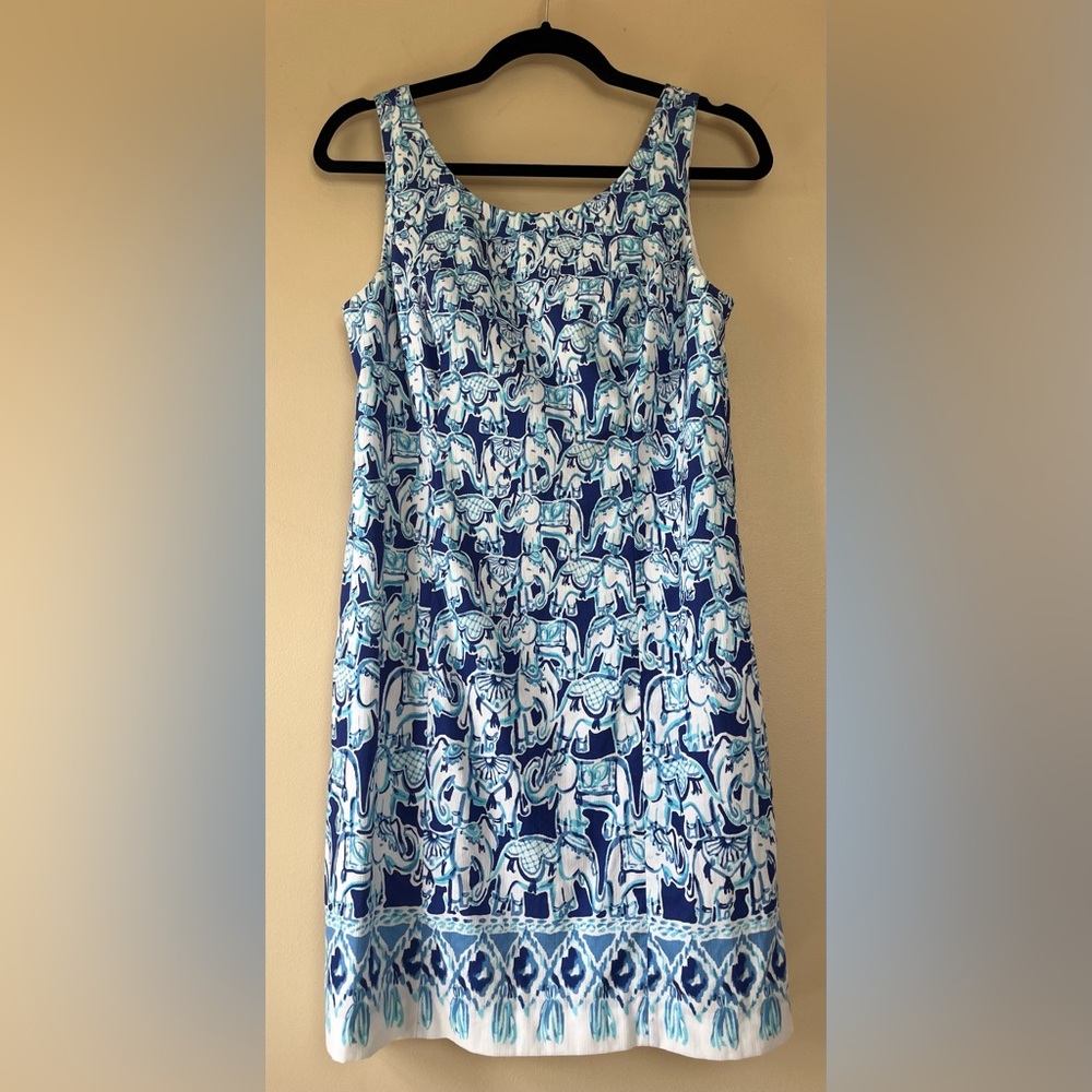 Lilly Pulitzer Cathy Shift Dress in Get Trunky - Size 4